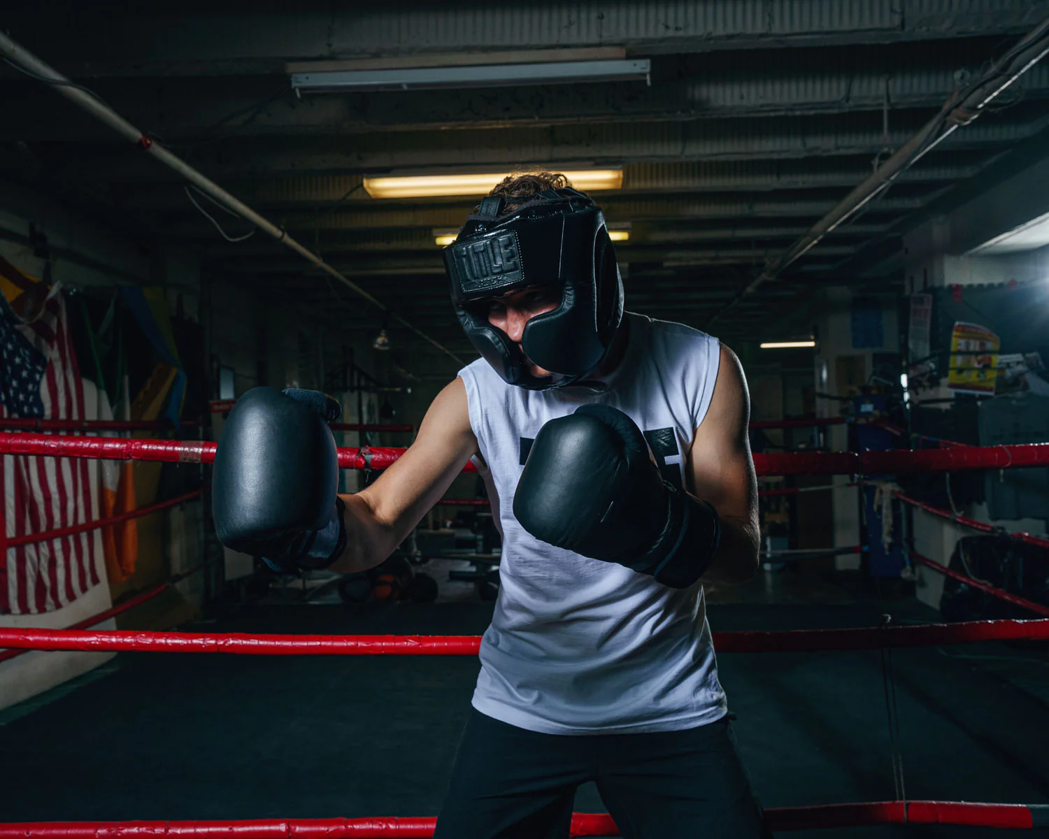 TITLE Black Training Headgear - Image 6